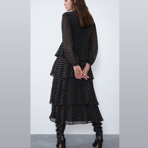 Blogger's favorite Zara polka dot midi dress - Picture 4 of 6